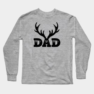 Dad Antlers Long Sleeve T-Shirt